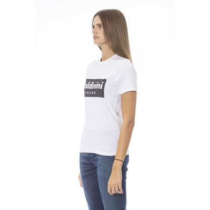 Baldinini Trend White Cotton Women T-Shirt Baldinini Trend