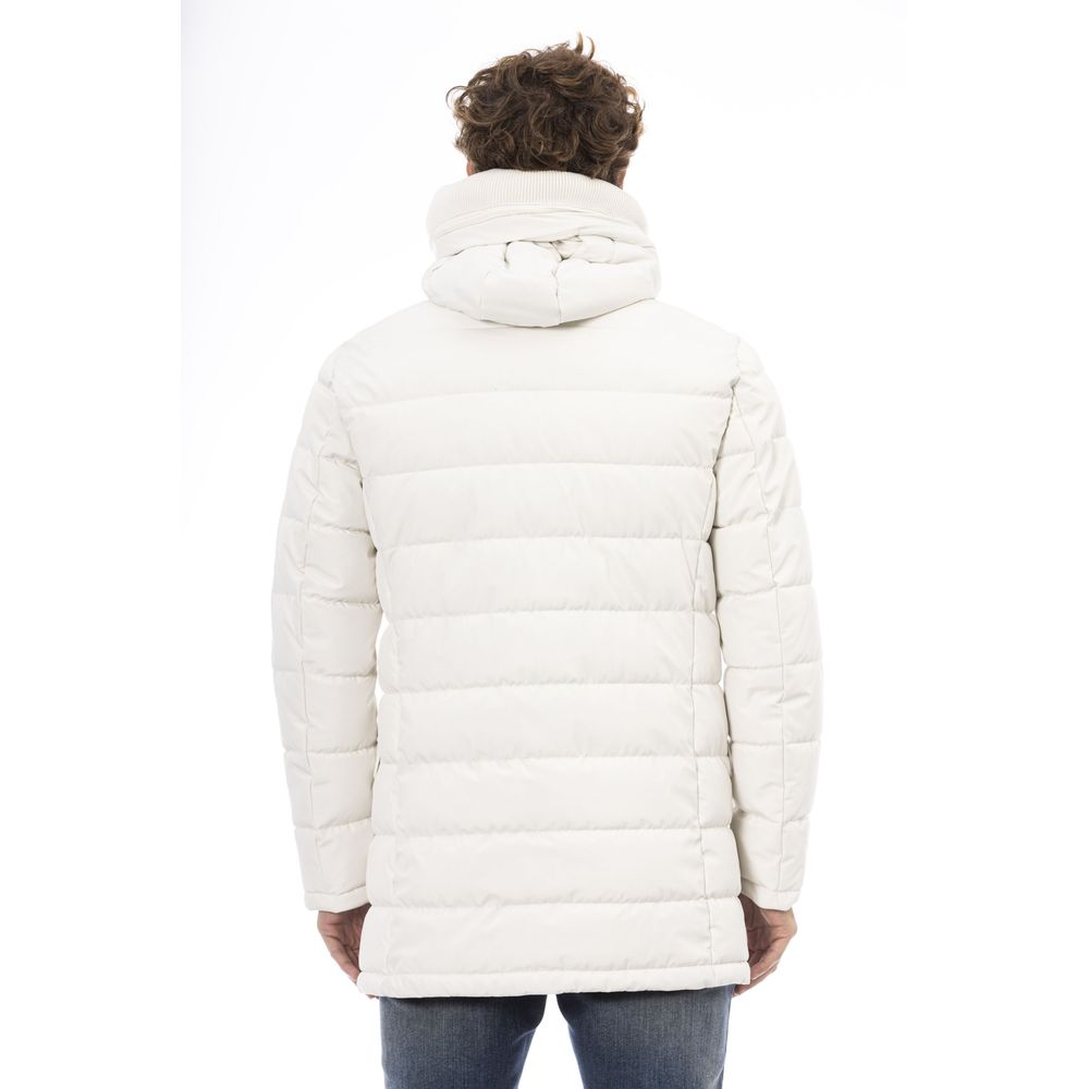 Baldinini Trend White Polyester Men's Jacket Baldinini Trend