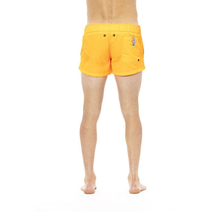 Bikkembergs Orange Polyamide Men Swim Short Bikkembergs