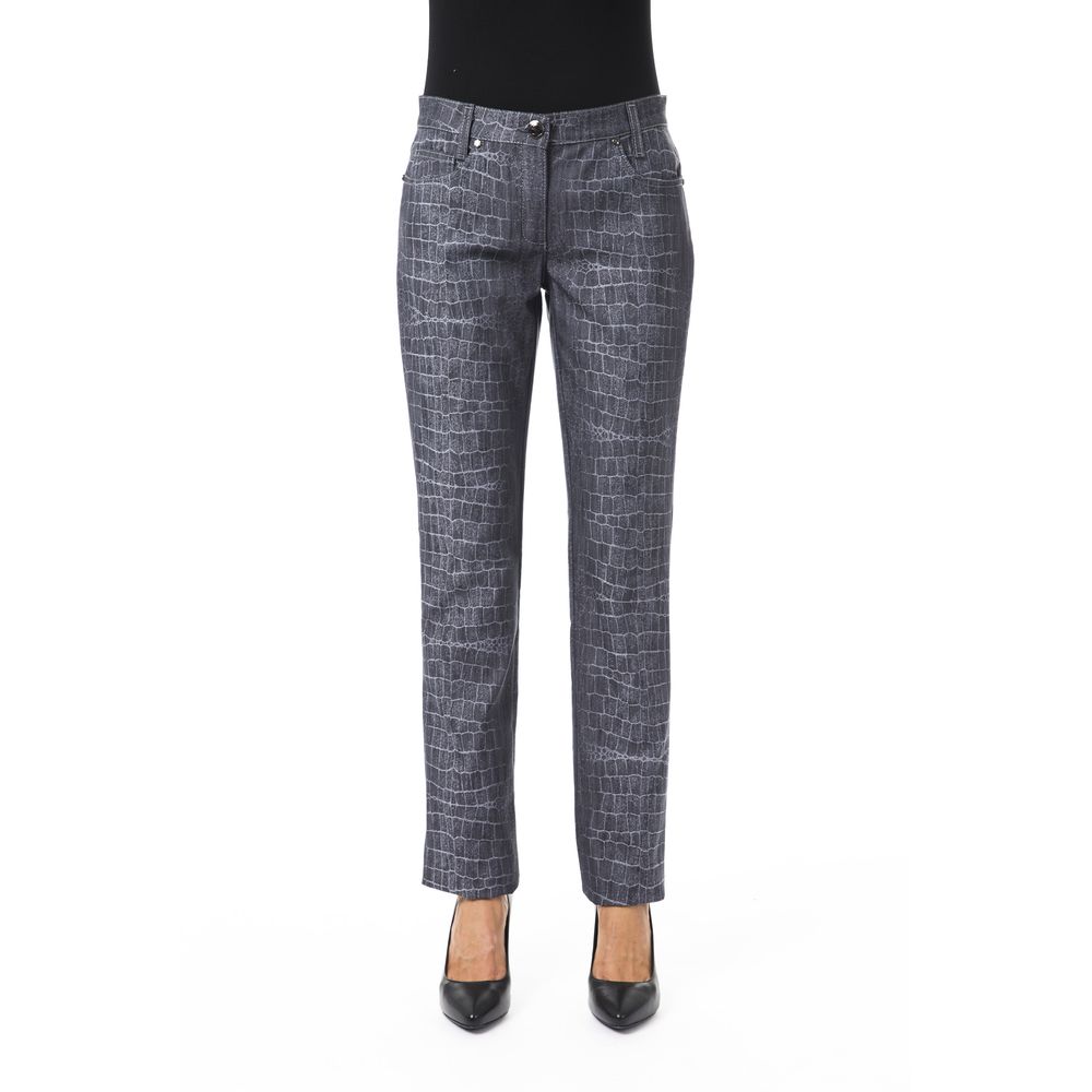 BYBLOS Black Viscose Women Pants BYBLOS