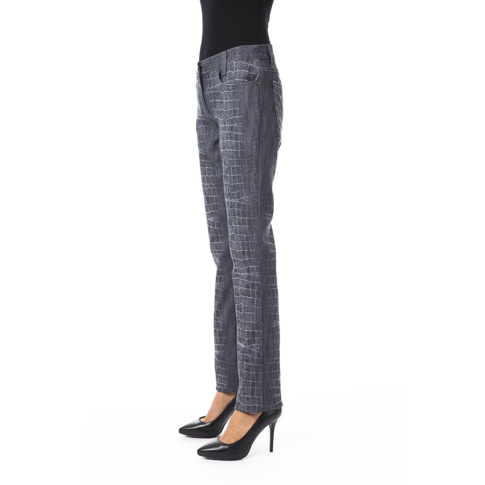 BYBLOS Black Viscose Women Pants BYBLOS