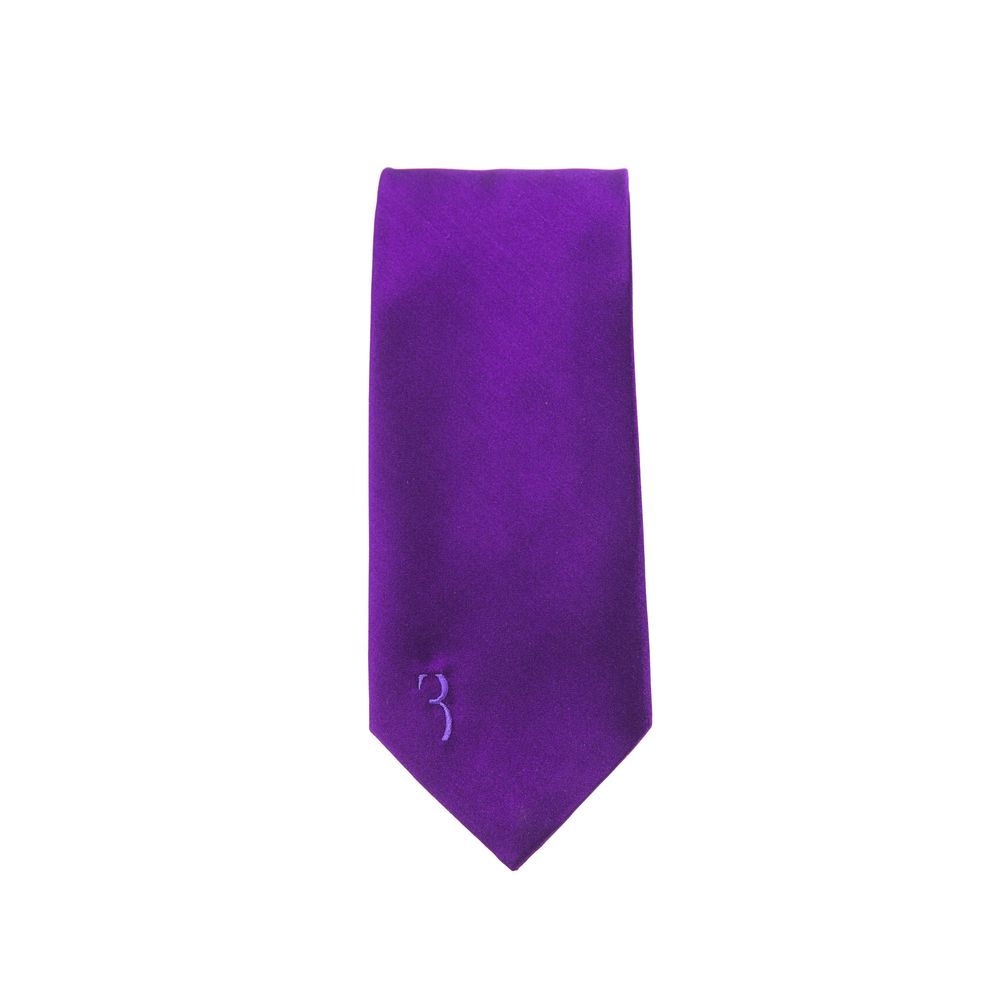 Billionaire Italian Couture Purple Sisal Men Tie Billionaire Italian Couture