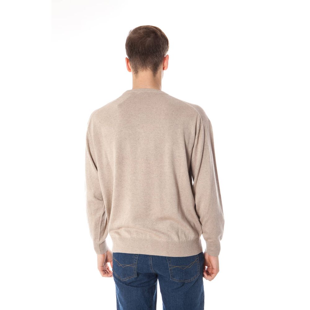 Yuko Beige Silk Sweater Yuko