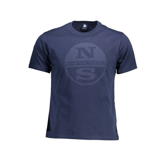 North Sails Chic Blue Nautical Print Tee for Men North Sails