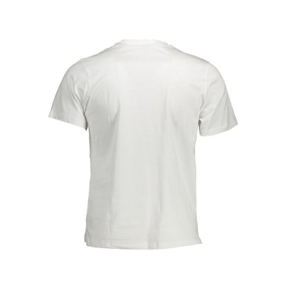 North Sails Elegant White Printed Round Neck Tee North Sails