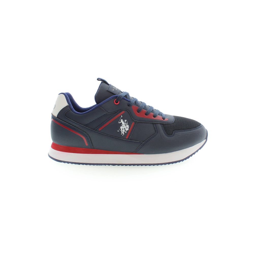 U.S. POLO ASSN. Sleek Blue Sneakers with Contrast Detail U.S. POLO ASSN.