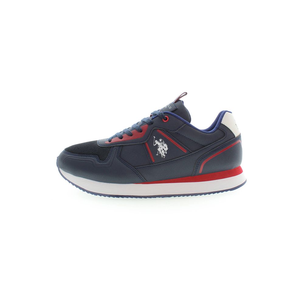 U.S. POLO ASSN. Sleek Blue Sneakers with Contrast Detail U.S. POLO ASSN.