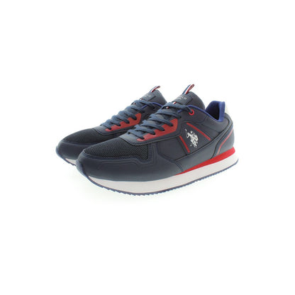 U.S. POLO ASSN. Sleek Blue Sneakers with Contrast Detail U.S. POLO ASSN.