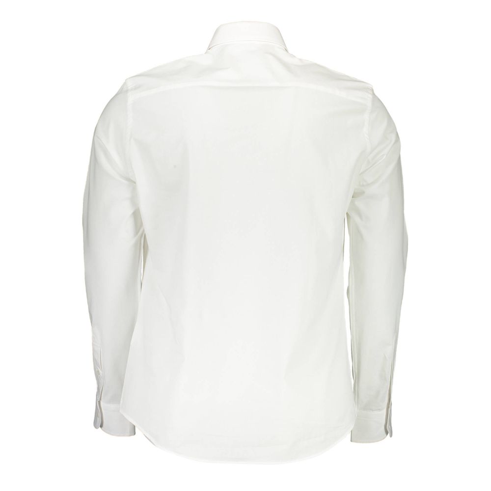 North Sails Elegant White Stretch Cotton Shirt North Sails