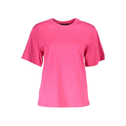 Cavalli Class Chic Pink Slim Fit Logo Tee Cavalli Class