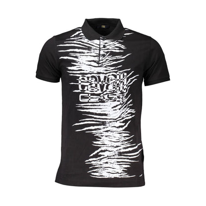 Cavalli Class Elegant Short-Sleeved Designer Polo Cavalli Class