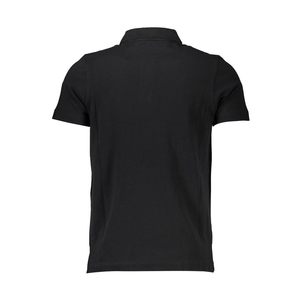 Cavalli Class Elegant Short-Sleeve Polo Shirt in Classic Black Cavalli Class