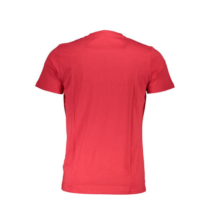 Cavalli Class Red Cotton T-Shirt Cavalli Class