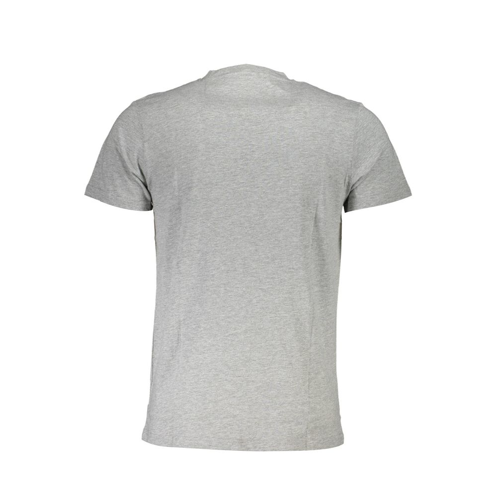 Cavalli Class Gray Cotton T-Shirt Cavalli Class