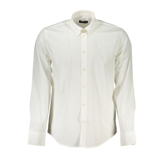 North Sails Elegant Long-Sleeved White Shirt - Regular Fit North Sails