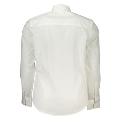 North Sails Elegant Long-Sleeved White Shirt - Regular Fit North Sails