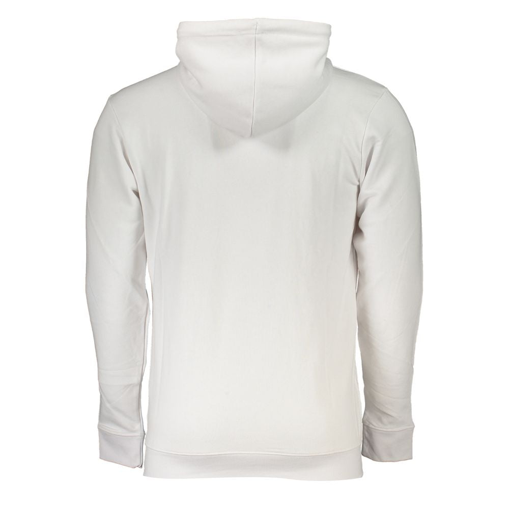 Cavalli Class Elegant Hooded Sweatshirt in White Cavalli Class