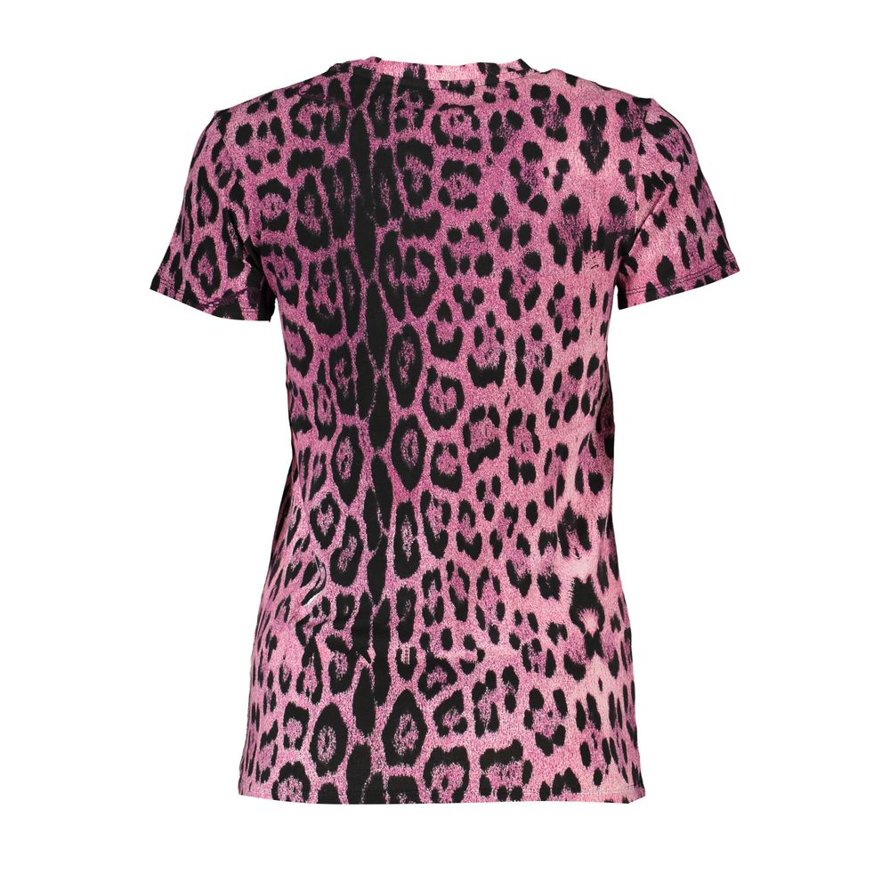 Cavalli Class Pink Cotton Tops & T-Shirt Cavalli Class