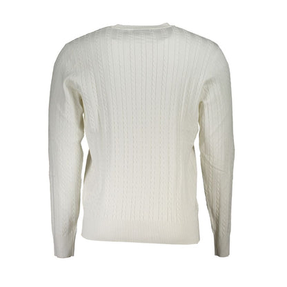 U.S. Grand Polo Elegant Crew Neck Sweater with Contrast Details U.S. Grand Polo