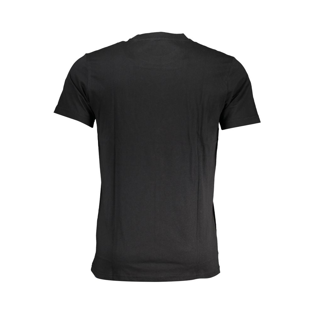 Cavalli Class Black Cotton T-Shirt Cavalli Class