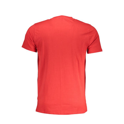 Cavalli Class Red Cotton T-Shirt Cavalli Class