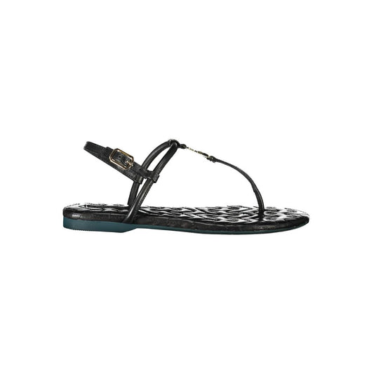 Patrizia Pepe Black Leather Sandal Patrizia Pepe