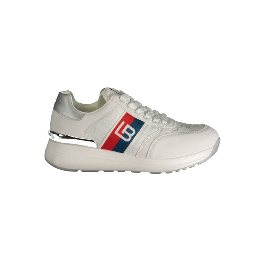 Laura Biagiotti White Polyester Sneaker Laura Biagiotti