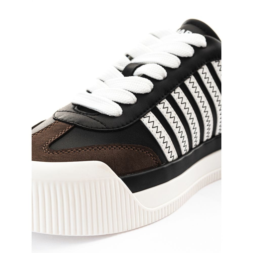 Dsquared² Black Leather Sneaker Dsquared²