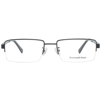 Ermenegildo Zegna Black Men Optical Frames Ermenegildo Zegna