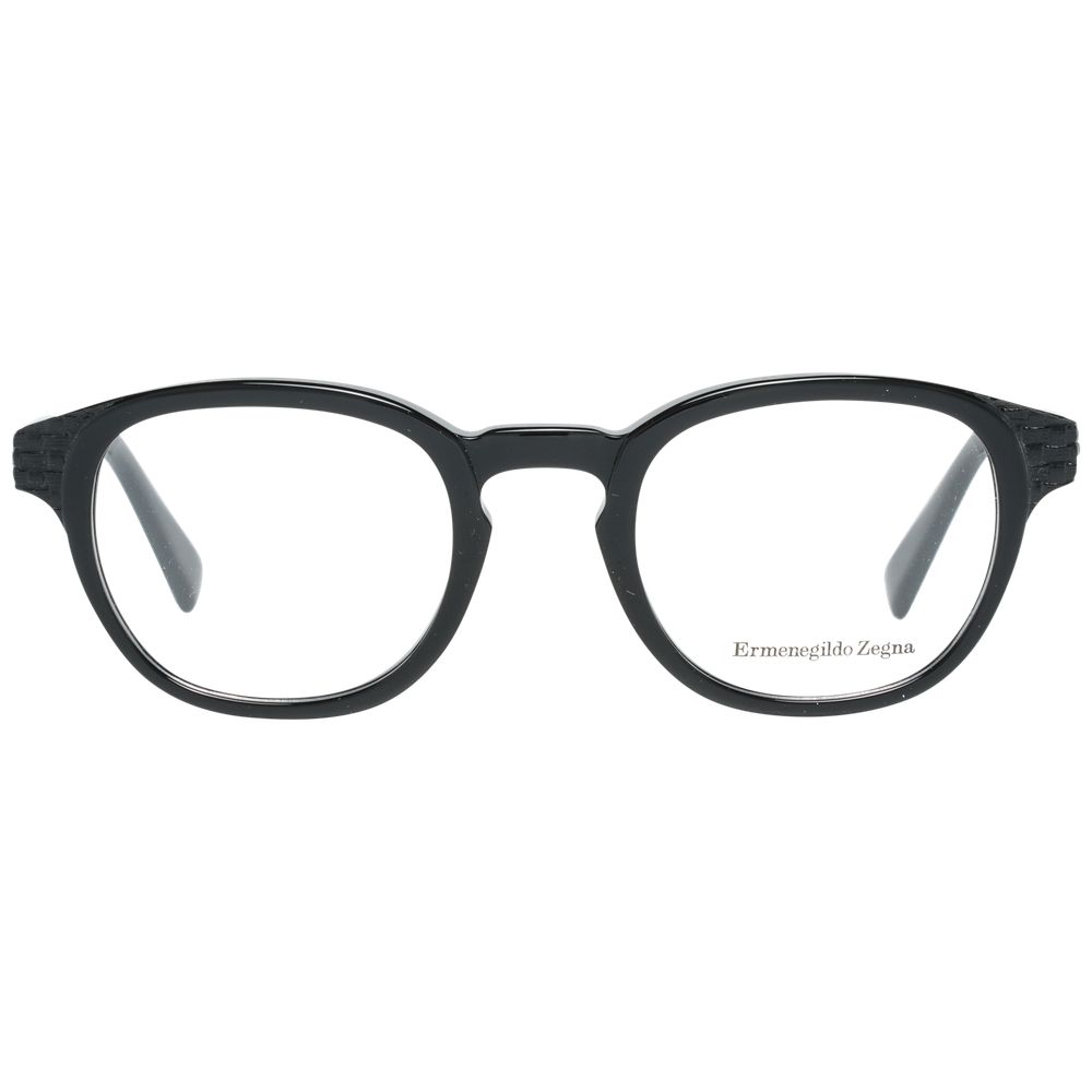 Ermenegildo Zegna Black Men Optical Frames Ermenegildo Zegna