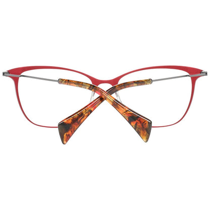 Yohji Yamamoto Red Women Optical Frames Yohji Yamamoto