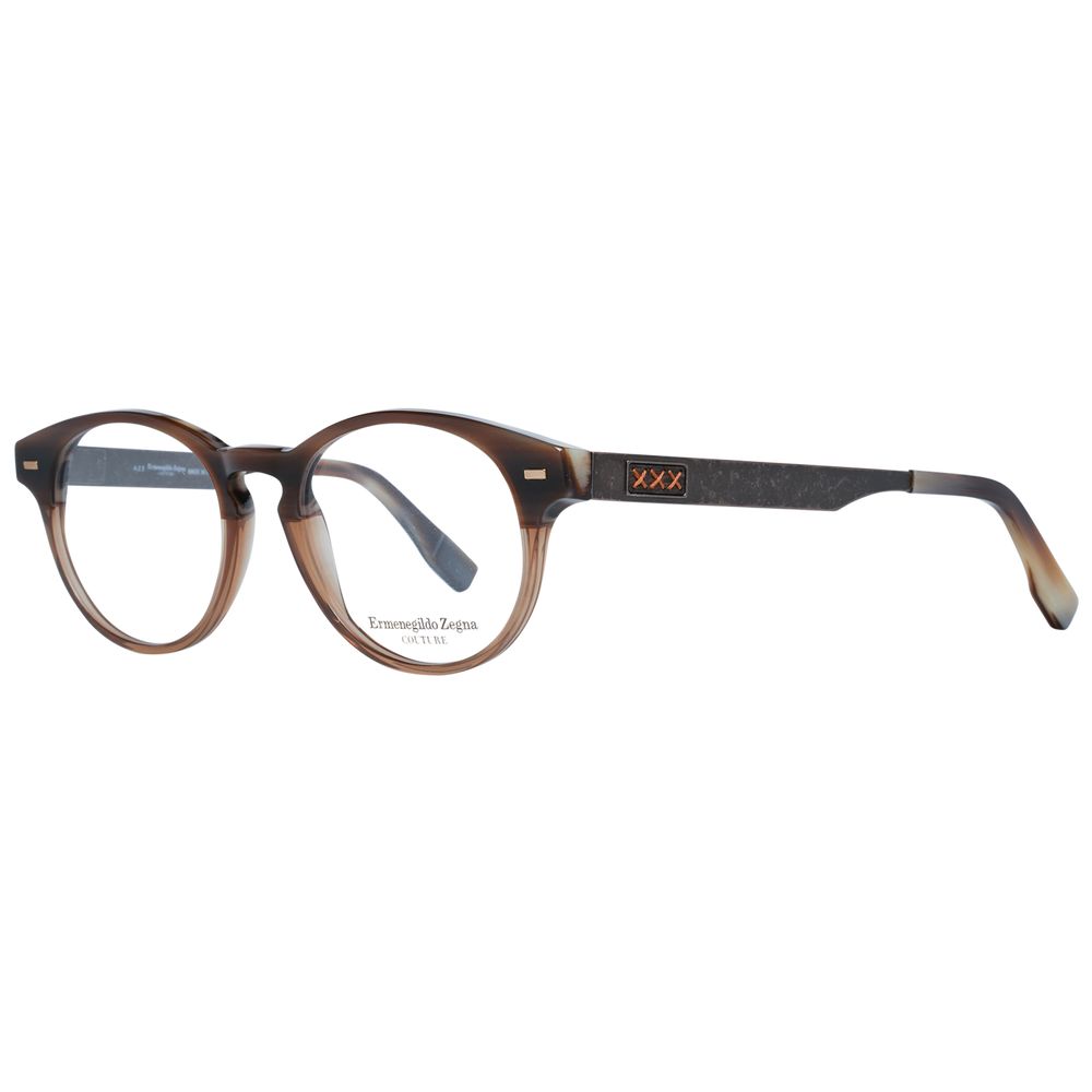 Zegna Couture Brown Men Optical Frames