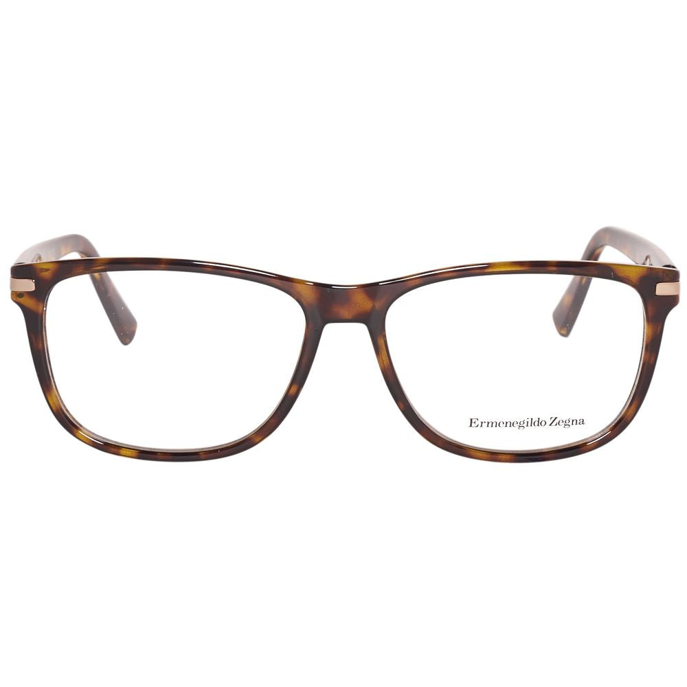 Ermenegildo Zegna Brown Men Optical Frames Ermenegildo Zegna