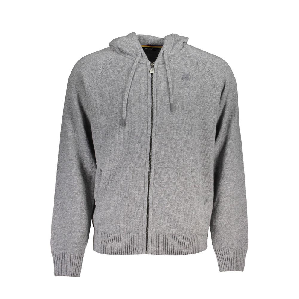 K-WAY Gray Wool Sweater K-WAY