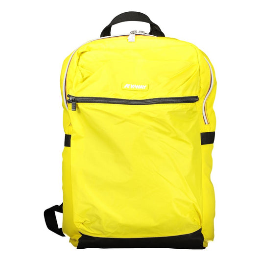 K-WAY Yellow Polyester Backpack K-WAY