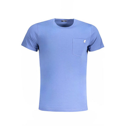 K-WAY Blue Cotton T-Shirt K-WAY