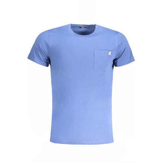 K-WAY Blue Cotton T-Shirt K-WAY