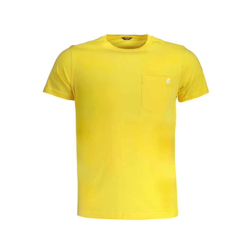 K-WAY Yellow Cotton T-Shirt K-WAY