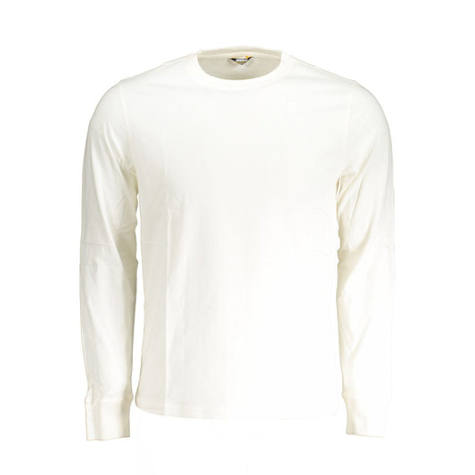 K-WAY White Cotton T-Shirt K-WAY