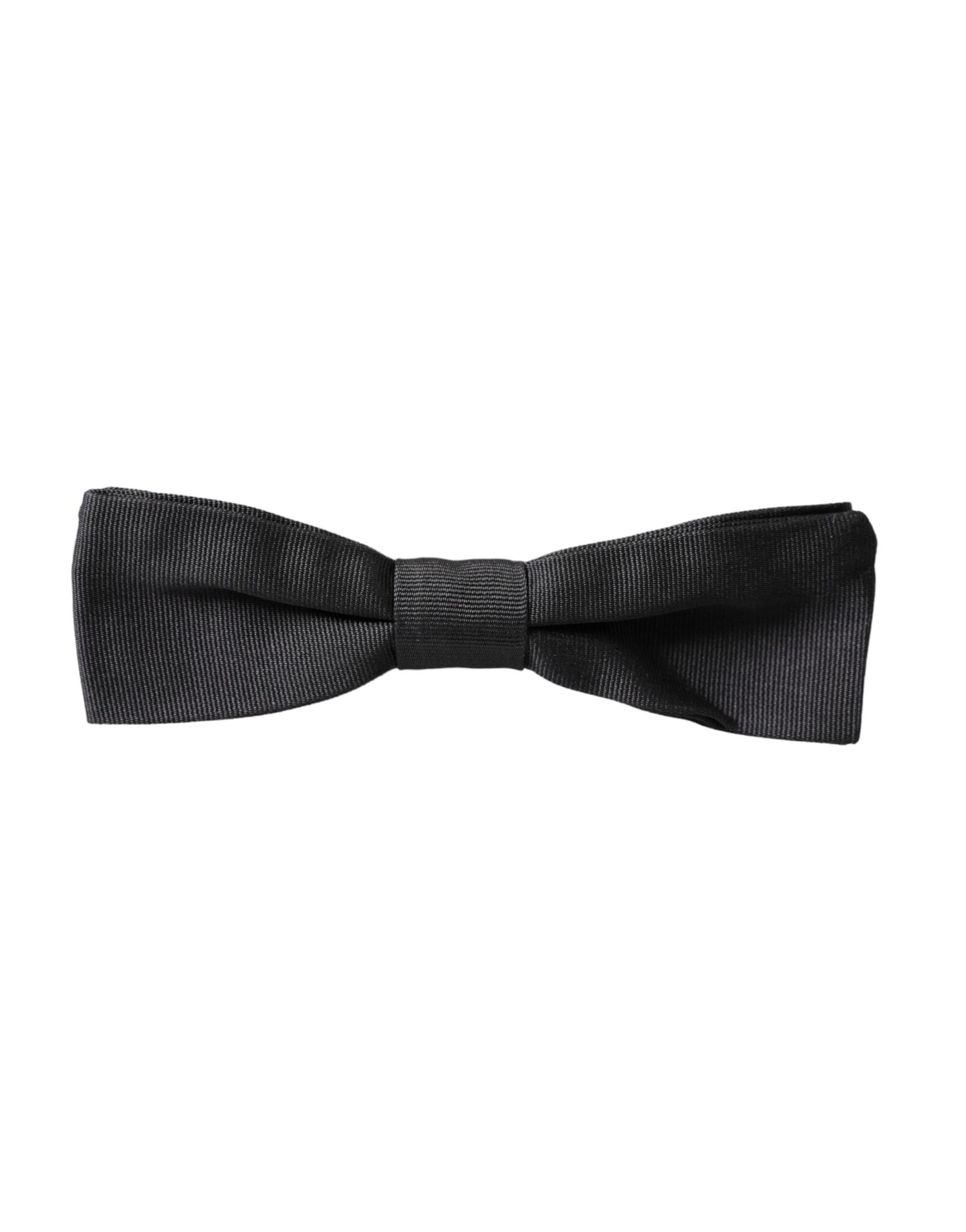 Dolce & Gabbana Black Silk Adjustable Neck Men Bow Tie Dolce & Gabbana