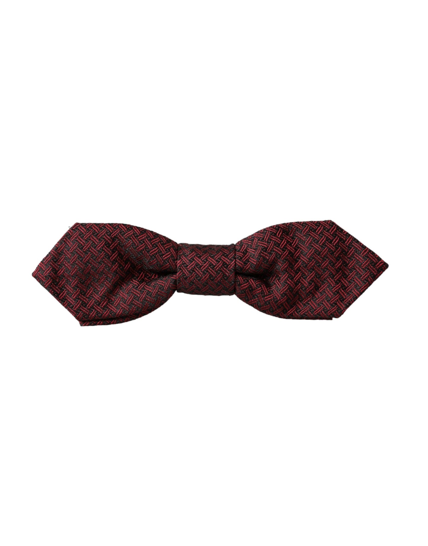 Dolce & Gabbana Red Silk Fantasy Adjustable Neck Men Bow Tie Dolce & Gabbana