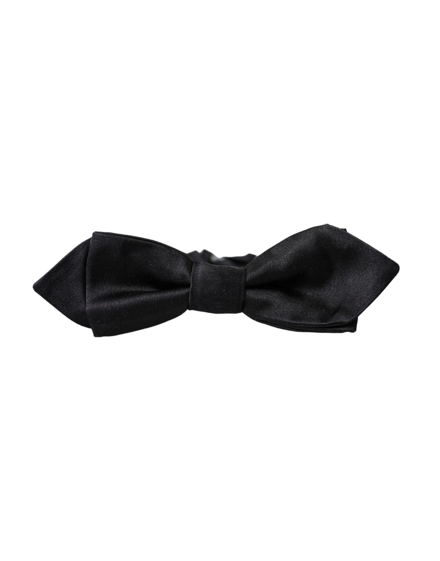 Dolce & Gabbana Black Silk Adjustable Neck Men Bow Tie Dolce & Gabbana