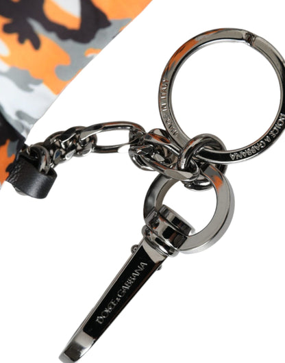 Dolce & Gabbana Multicolor Camouflage Animal Silhouette Keychain Keyring Dolce & Gabbana