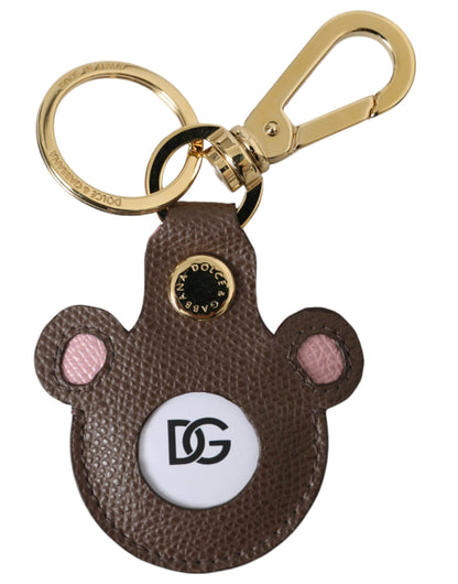 Dolce & Gabbana Multicolor Dauphine Calfskin DG Logo Keyring Keychain Dolce & Gabbana