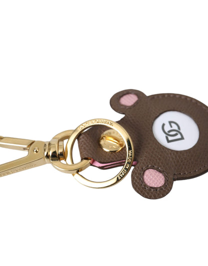 Dolce & Gabbana Multicolor Dauphine Calfskin DG Logo Keyring Keychain Dolce & Gabbana