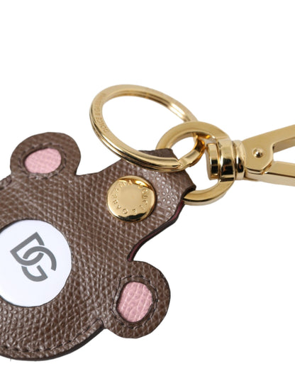 Dolce & Gabbana Multicolor Dauphine Calfskin DG Logo Keyring Keychain Dolce & Gabbana