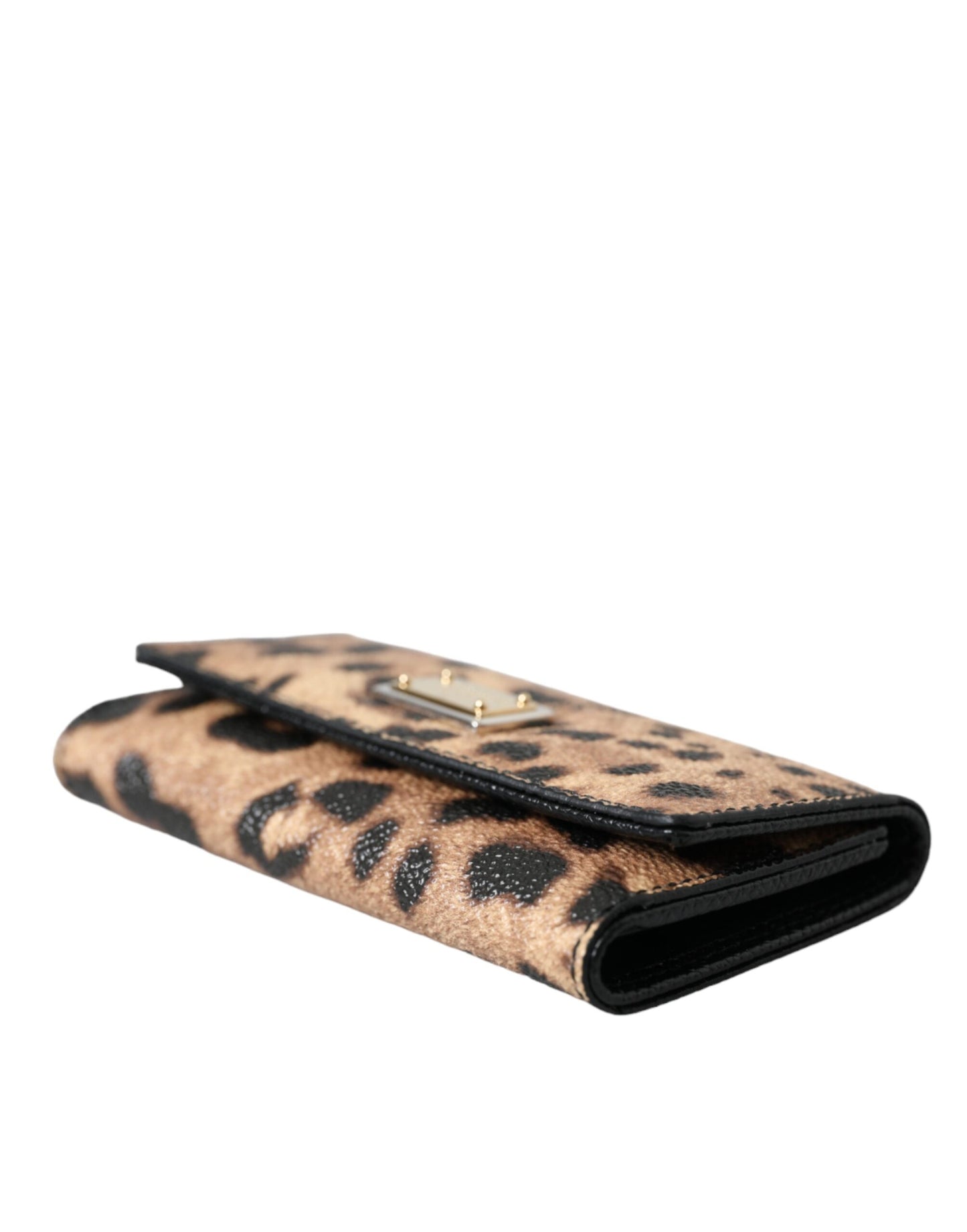 Dolce & Gabbana Brown Leopard PVC Pouch Key Holder Case Keyring Dolce & Gabbana