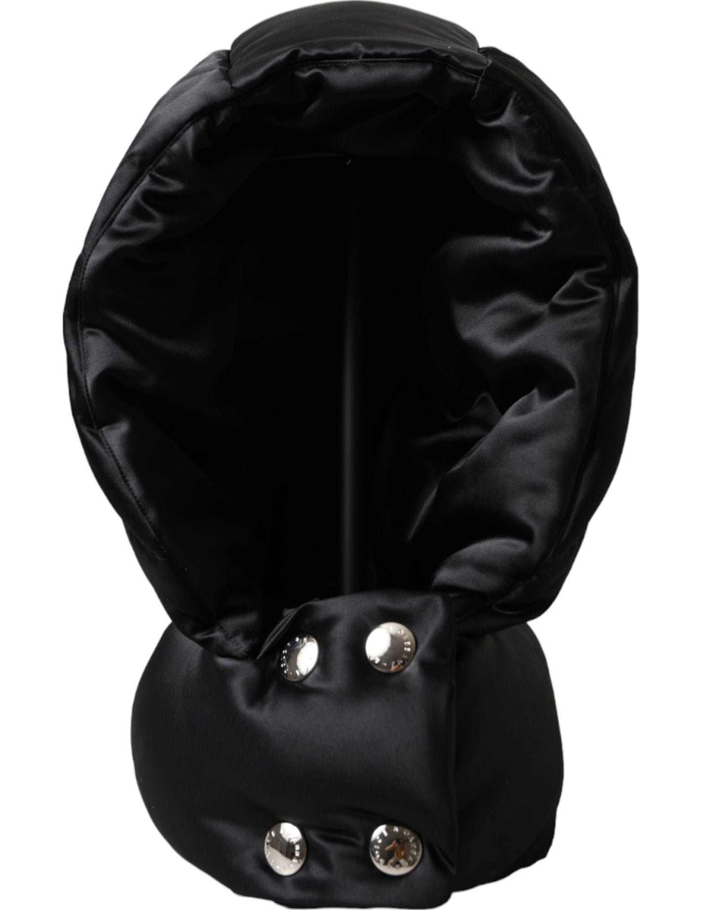 Dolce & Gabbana Black Polyester Whole Head Wrap Hat Dolce & Gabbana