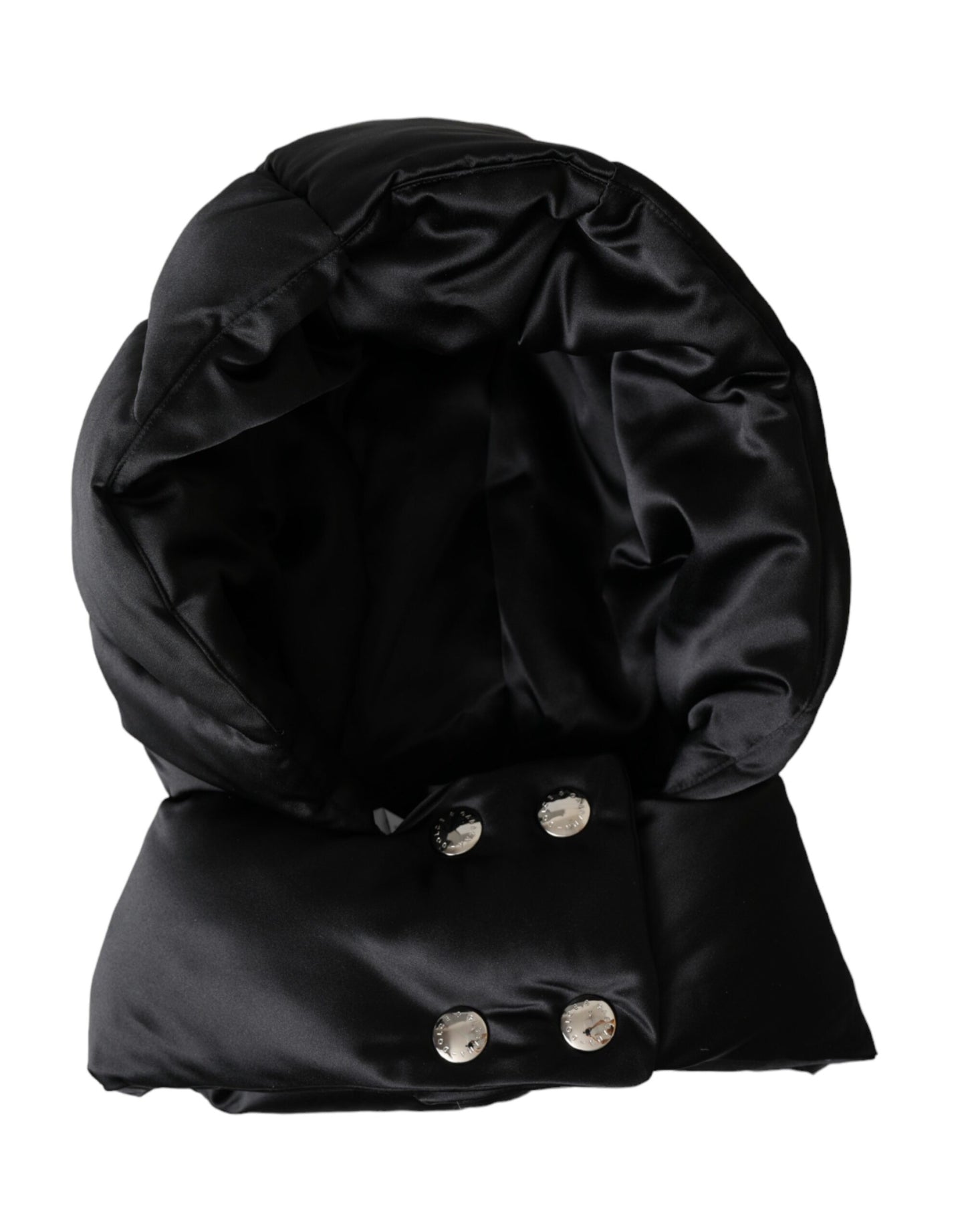 Dolce & Gabbana Black Polyester Whole Head Wrap Hat Dolce & Gabbana