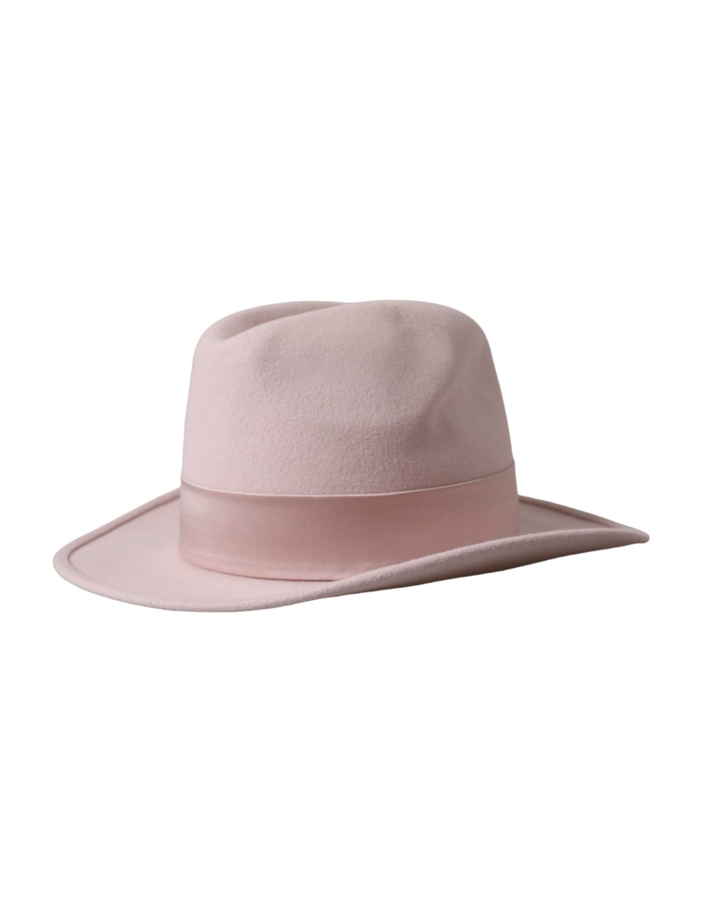 Dolce & Gabbana Pink Rabbit Fedora Trilby Women Hat Dolce & Gabbana